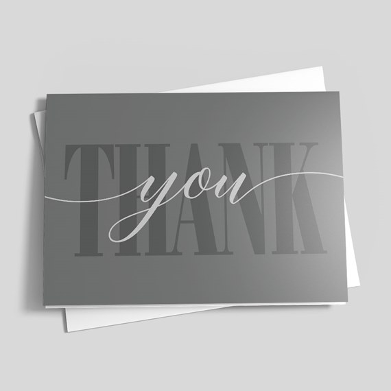 Thank You/Note Card - Full Name – Bel Jean Copy Print