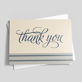 Simply Elegant Thank You Card