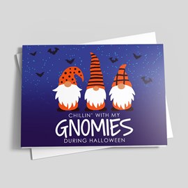 Spooky Gnomes Halloween Card
