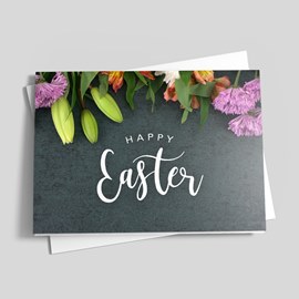 Fresh Blooms Easter Card