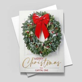 Magnificent Wreath Christmas Card