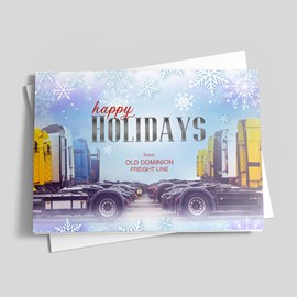 Truck Stop Holiday Card