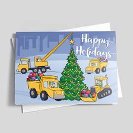 Constructing Christmas Card