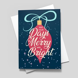 Bright Days Holiday Card