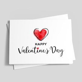 Happy Hearts Valentine Card