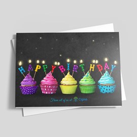 Cupcake Fun Birthday Card