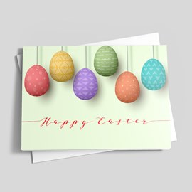 Egg Ornaments Easter Card