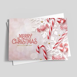 Peppermint Rush Holiday Card