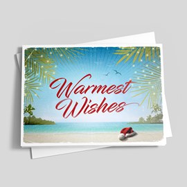 Seaside Wishes Holiday Card