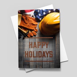 American Worker Holiday Card