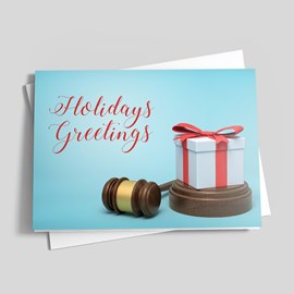 Judicial Gift Holiday Card