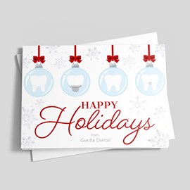 Dental Ornaments Holiday Card