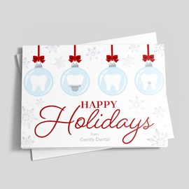 Dental Ornaments Holiday Card