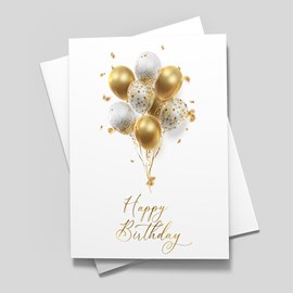 Bouquet of Wishes Birthday Card