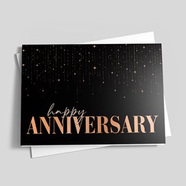 Star Trails Anniversary Card