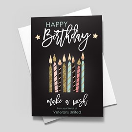 Wishing Candles Birthday Card