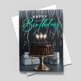 Imperial Cake Birthday Card