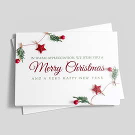 Touch of Cheer Holiday Card