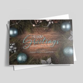 Classic Christmas Holiday Card