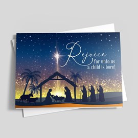 Miracle Child Christmas Card