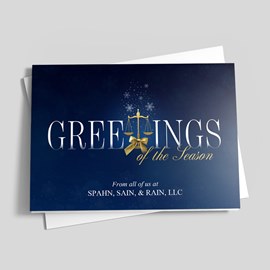 Seasonal Justice Holiday Card