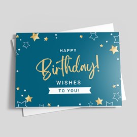 Big Color Birthday Card