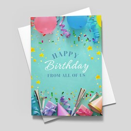 It's a Celebration Birthday Card