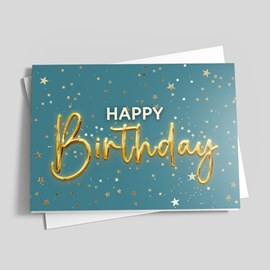 Star Studded Birthday Card