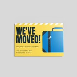 New Address Moving Card