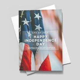 Patriotic Independence Day Card