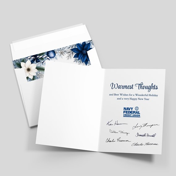 Open greeting card 