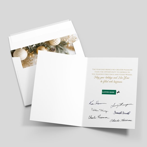 greeting card interior