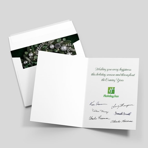 open holiday card