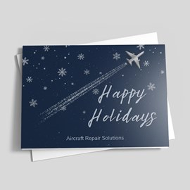 Holiday Skies Aviation Card