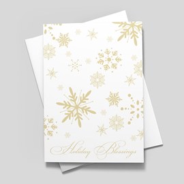 Gold Snowflakes
