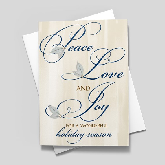 Peace, Love & Joy Holly