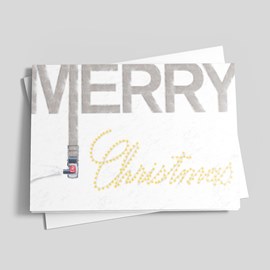 Snow Blower Landscaping Card