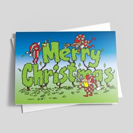 Trimming Trio Landscaping Card