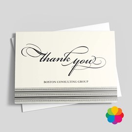 Formal Thank You Card