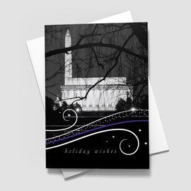 Washington DC Swirls in Ebony