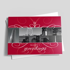 Greetings from Houston in Red