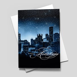 Houston Glitter in Blue