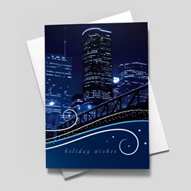 Houston Swirls in Blue