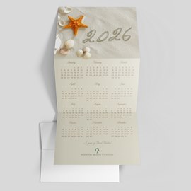 Surf and Stars Calendar Card