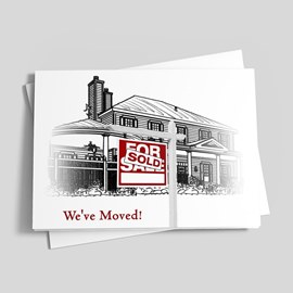 We've Moved Card