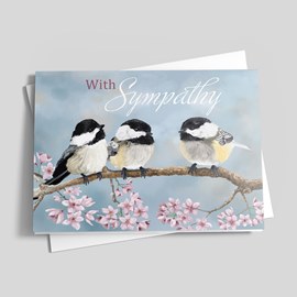 Peaceful Birds Sympathy Card