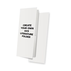 Custom Literature Folder 4x9