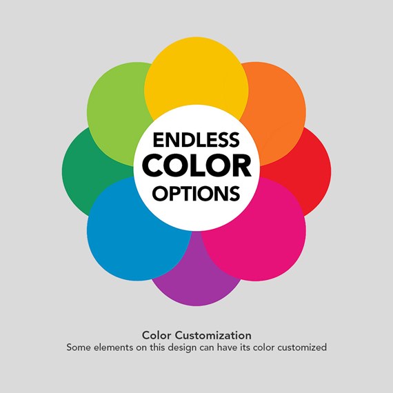 colorful flower design with text