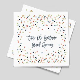 Colorful Confetti Luncheon Napkin