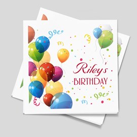 Colorful Balloons Luncheon